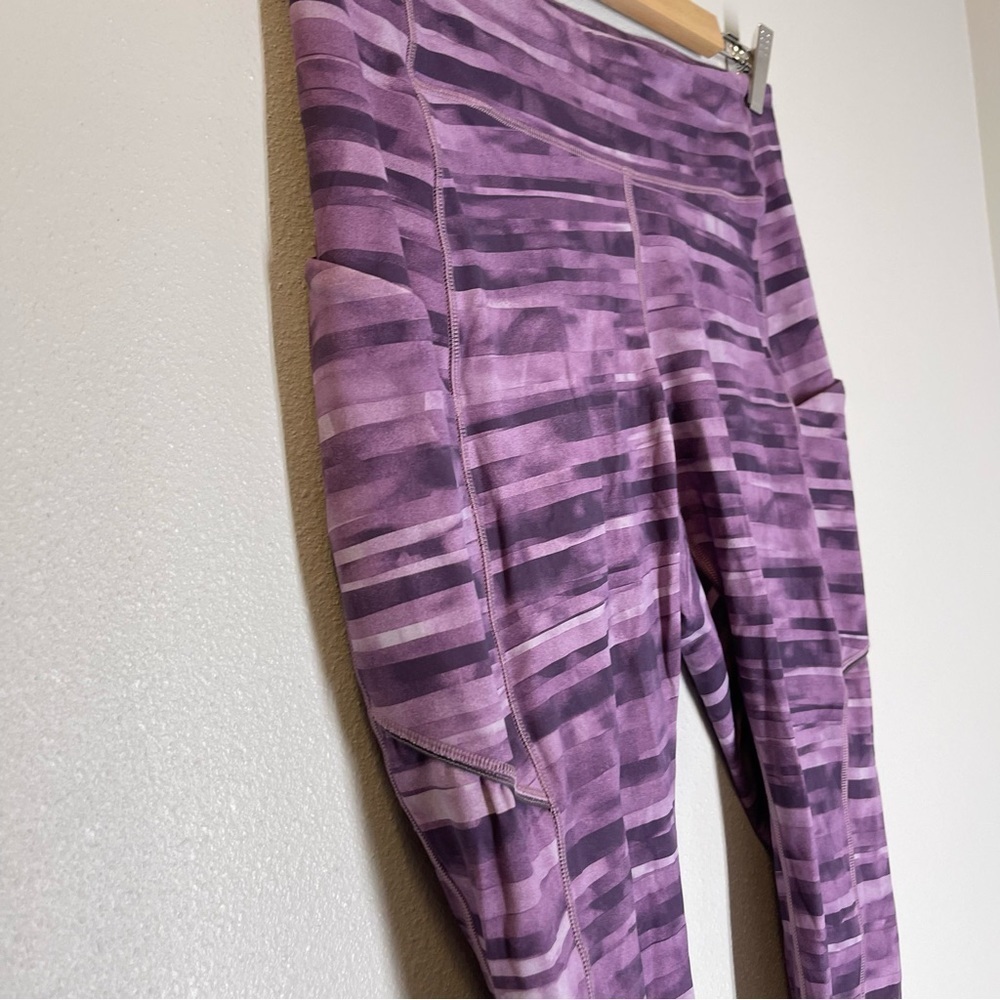 Lululemon Speed Up Crop Leggings 21” Inseam Shadowed Smoked Mullberry Size 8 - Picture 10 of 11